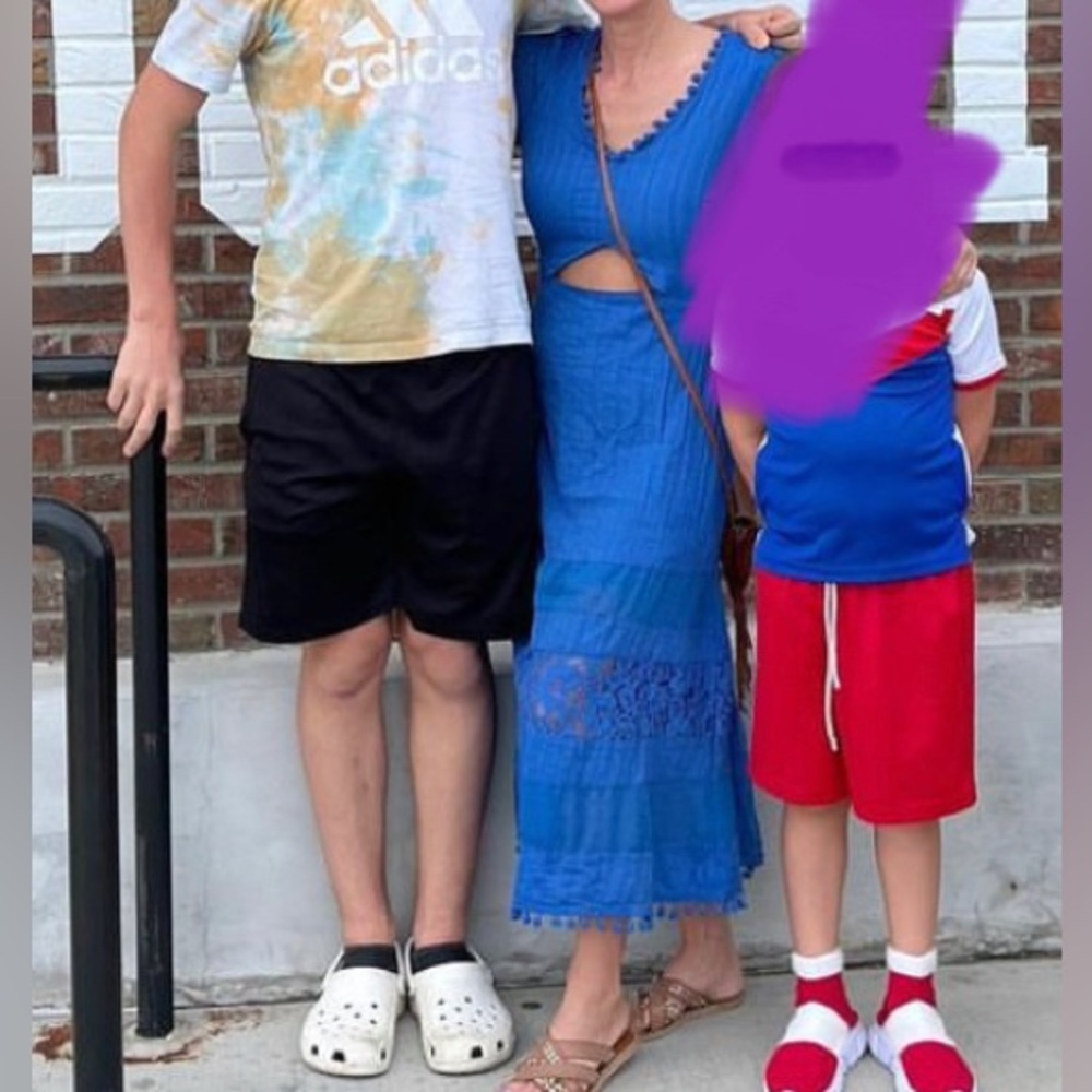 Lulus beautiful blue dress